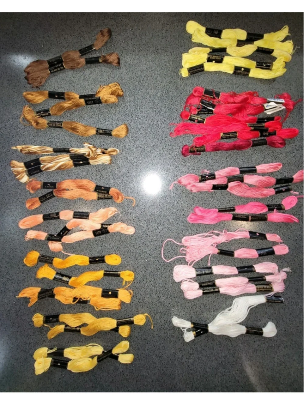Vintage Lot of 79 Skeins Embroidery Floss American Thread Company Variegated NEW